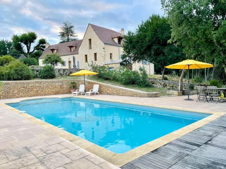 Charming 19Th Century Farmhouse With Pool Vitrac  Kültér fotó